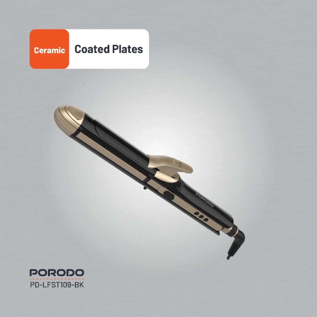 حالت دهنده مو 4حالته برند پرودو Porodo Lifestyle 4 Style Hair Iron LFST109 — تصویر ۳