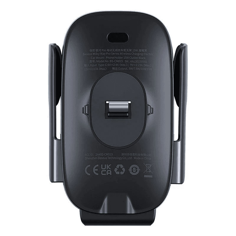 هولدر و نگهدارنده و شارژر بی سیم 15 وات بیسوس مدل Baseus Wireless Charging Car Holder BS-CM023 — تصویر ۳