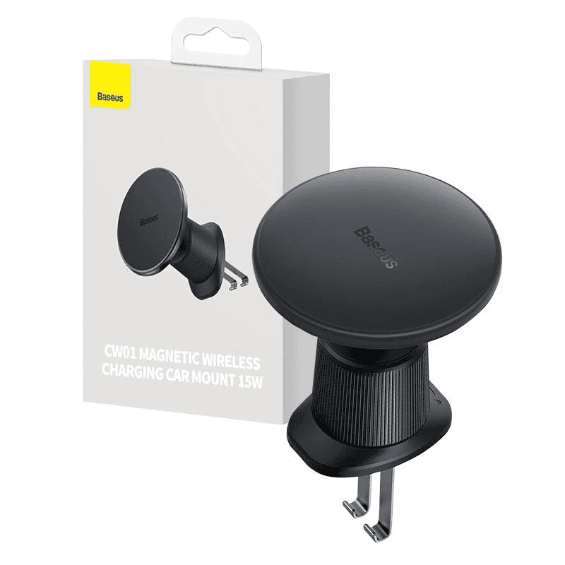 هولدر و نگهدارنده و شارژر بی سیم مگ سیف 15 وات خودرو بیسوس مدل Baseus CW01-01 — تصویر ۴