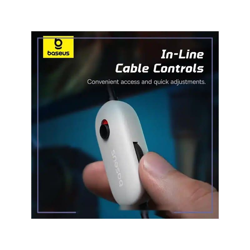 هدست گیمینگ بیسوس Baseus GoPlay 1 Max A00181001211-00 با درایور 40 میلیمتری و جک 3.5 میلیمتری — تصویر ۱۲