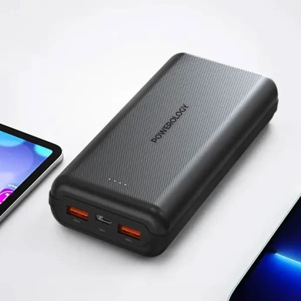 پاوربانک 20000 هزار 20 وات پاورولوژی مدل Powerology 20000mAh Power Bank PPBCHA28 — تصویر ۵