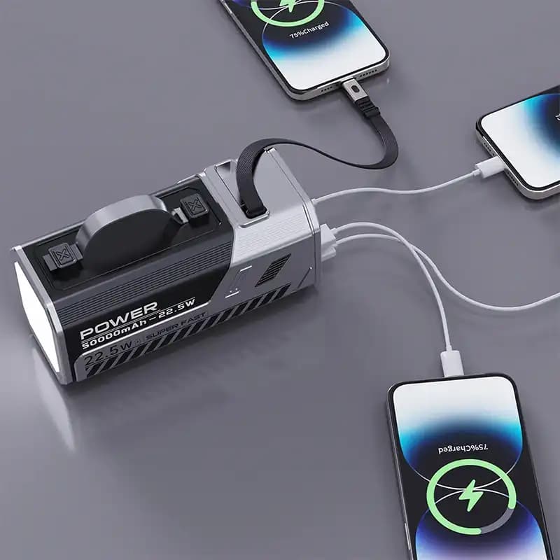 پاوربانک با ظرفیت 50000 هزار میلی امپر 22.5 وات گرین لاین مدل Green Lion Power Max 22.5W — تصویر ۲