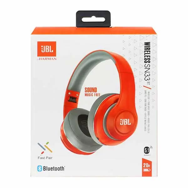 هدفون بی سیم طرح جی بی ال مدل JBL SN33 BT — تصویر ۴
