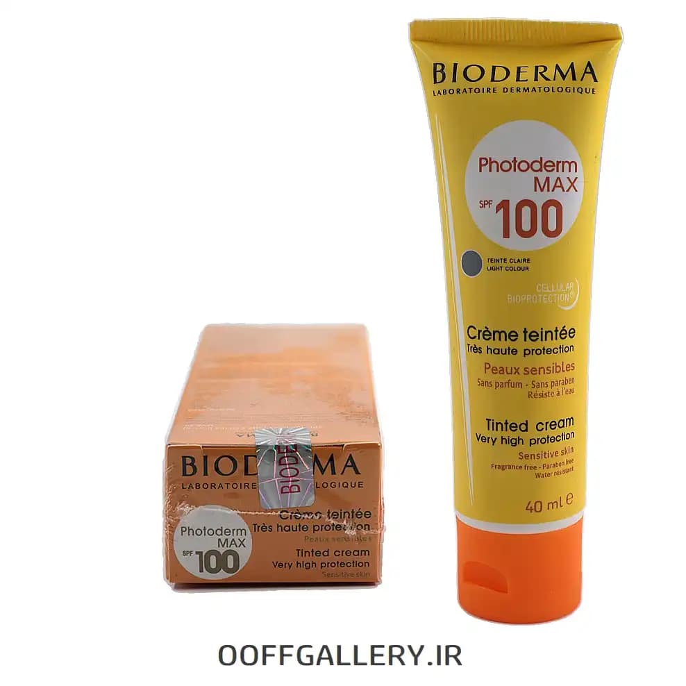 ضد آفتاب رنگی بایودرما اورجینال SPF100 مناسب پوست حساس- 40 میل