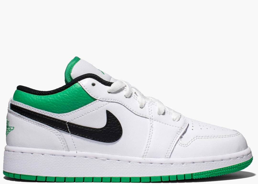 نایک ایر جردن ۱ بدون ساق سبز لاکی Nike air jordan 1 low green