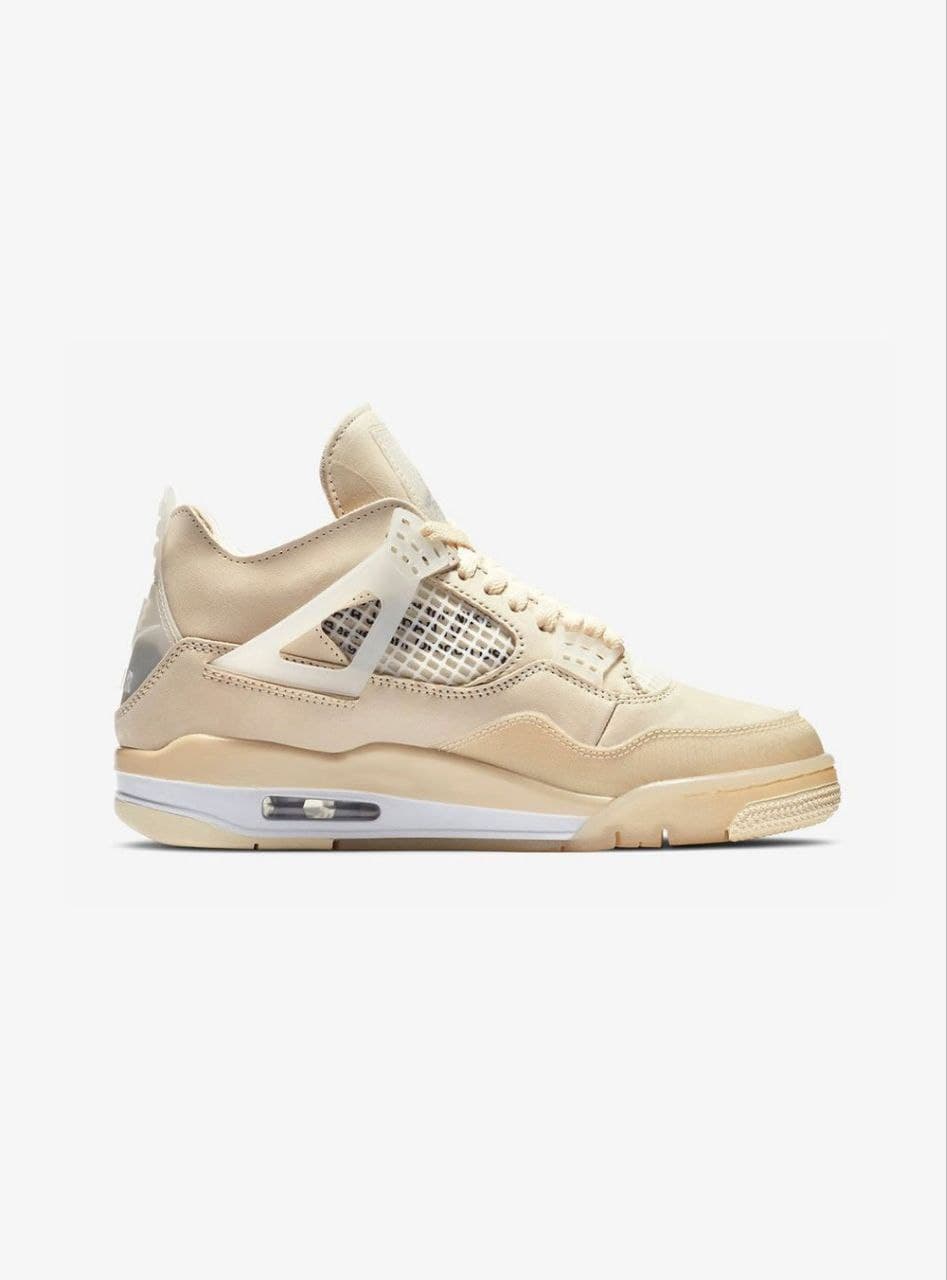 نایک ایر جردن ۴ آف وایت کرمی (سایل) Nike air Jordan 4 off-white cream (sail) — تصویر ۴