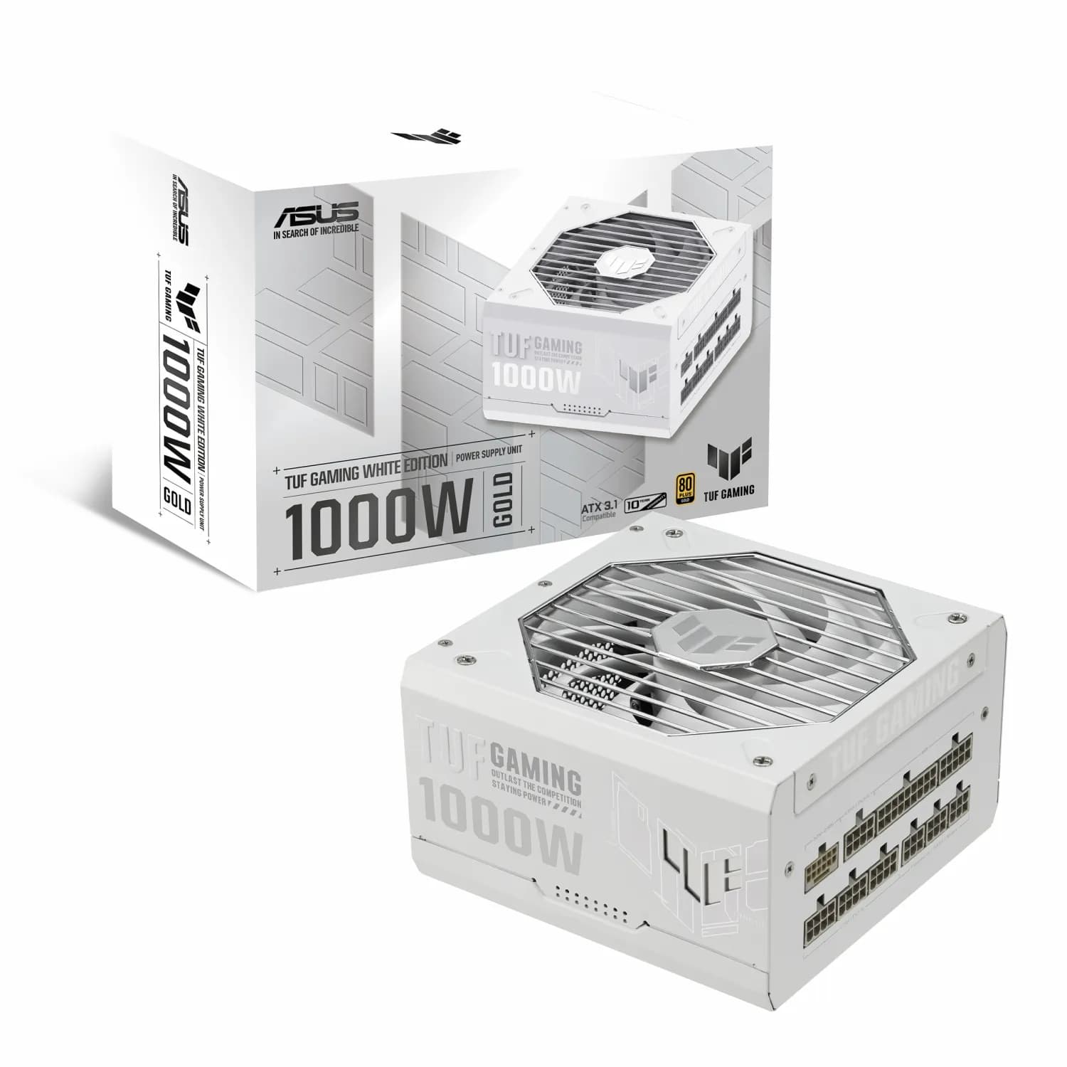 پاور ASUS TUF Gaming 1000W GOLD White Edition (ATX3.1)
