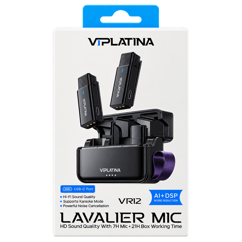 میکروفون وی آی پلاتینا VIPLATINA-VR12C