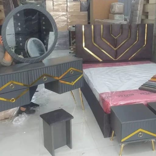 سرویس خواب دونفره لمسه مبلمان فرنا مدل 1142842