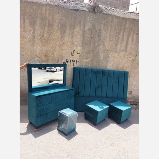 سرویس خواب دونفره تمام لمسه اقتصادی مبلمان فرنا مدل 1142775