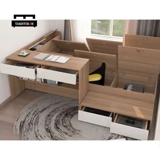 تخت خواب پله دار F40039 مبلمان فرنا مدل 1142713