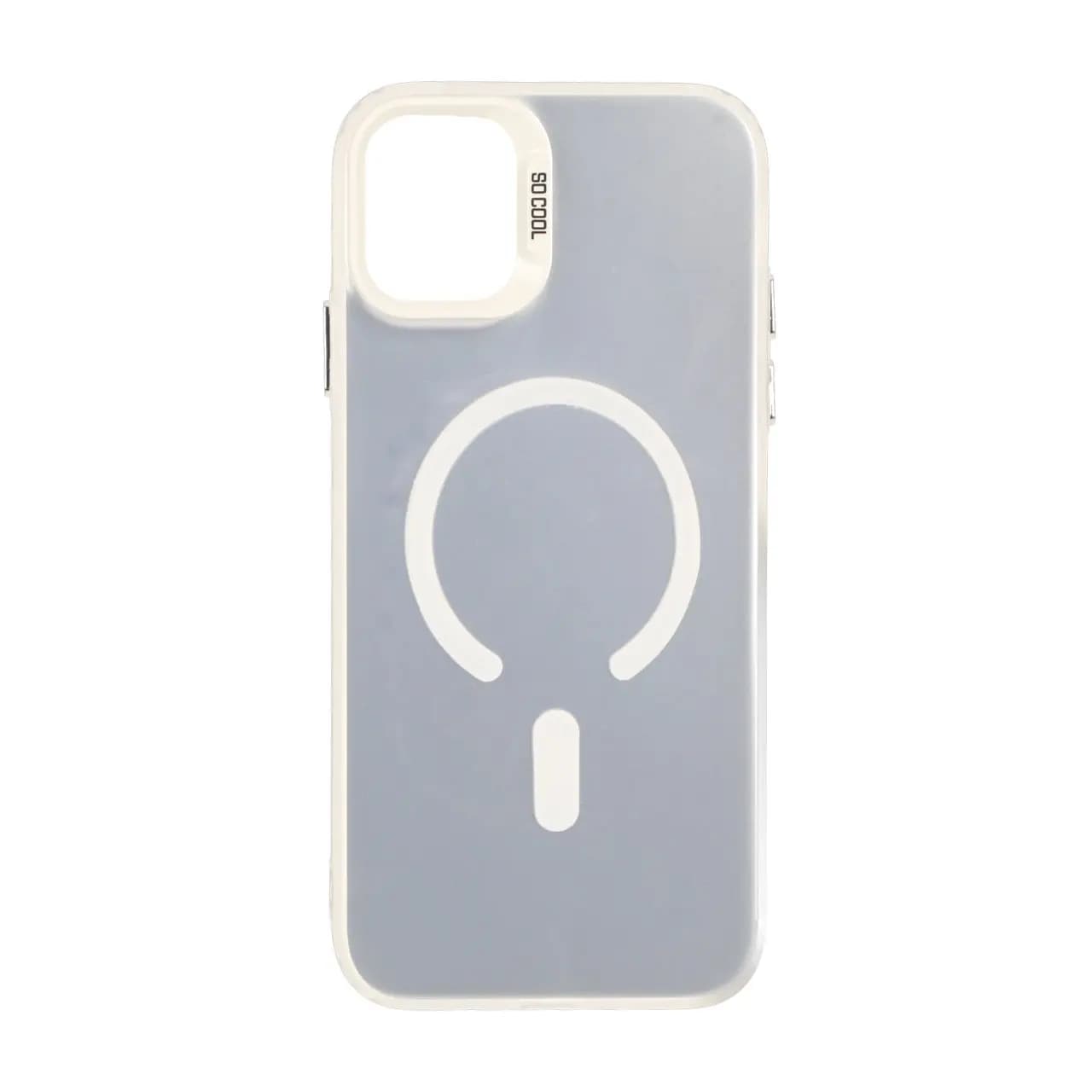 قاب SO COOL طرح مگ سیف Apple iPhone 11 – نقره ای