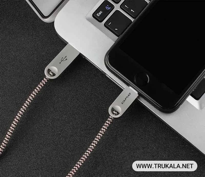 کابل شارژر Awei آیفون مدل CL-20 — تصویر ۸
