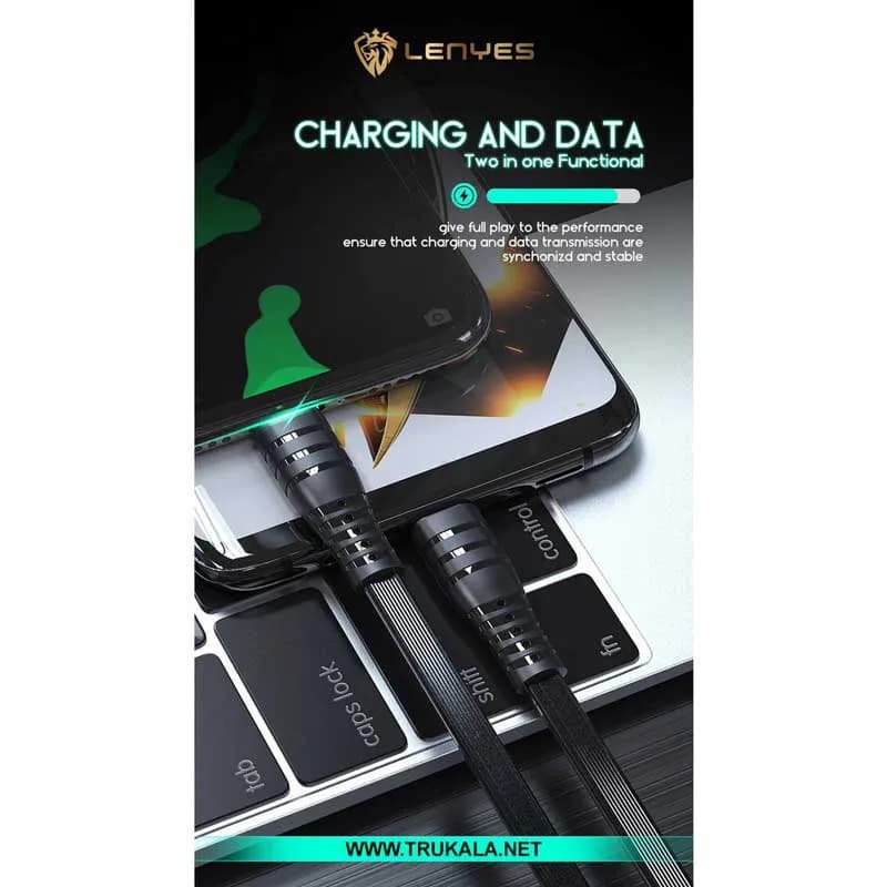 کابل شارژر میکرو لنیز مدل LC923V — تصویر ۳