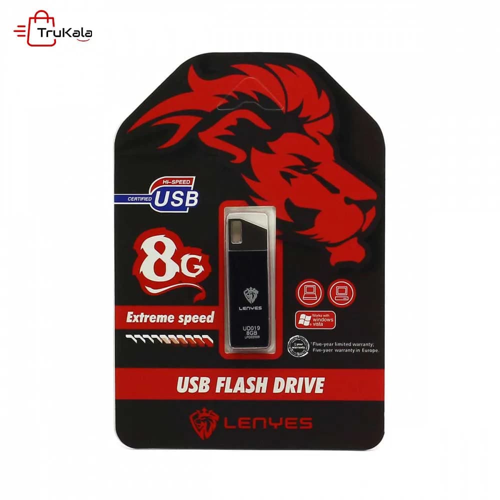 فلش مموری 8 گیگابایت لنیز مدل UD019