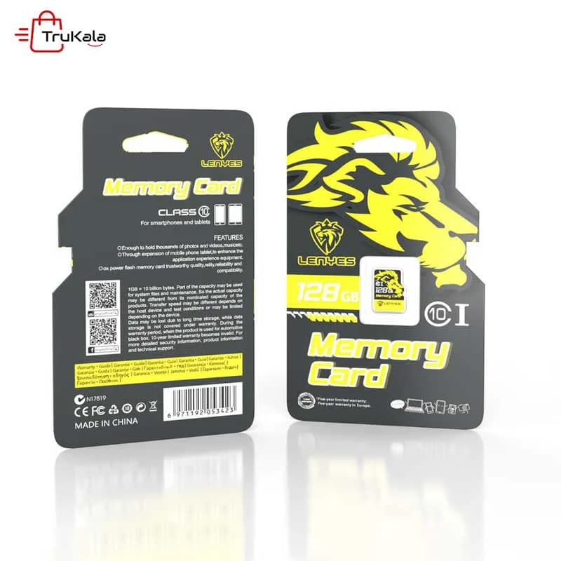کارت حافظه 128 گیگابایت لنیز مدل C10 — تصویر ۲