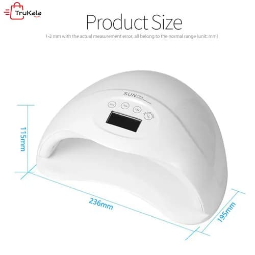 دستگاه یووی ال ای دی UV – LED ناخن 48 وات مدل 5plus سان — تصویر ۶