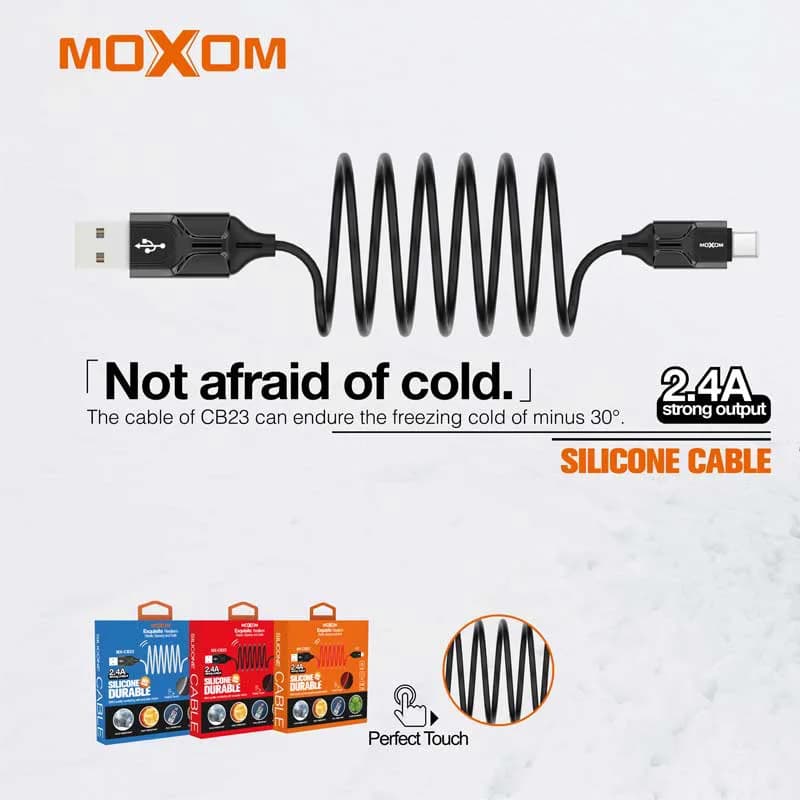 کابل شارژر موکسوم تایپ سی مدل MX-CB23 — تصویر ۳