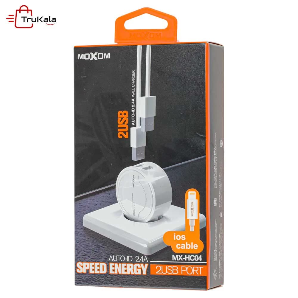 شارژر دیواری موکسوم آیفون مدل MX-HC04 — تصویر ۲