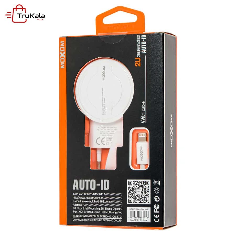 شارژر دیواری موکسوم آیفون مدل MX-HC04 — تصویر ۳