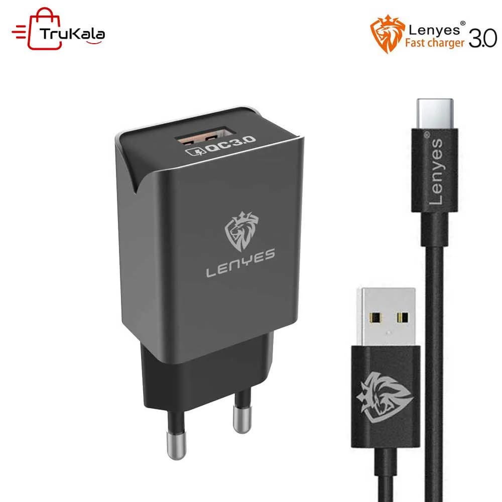 شارژر دیواری لنیس تایپ سی مدل LCH086