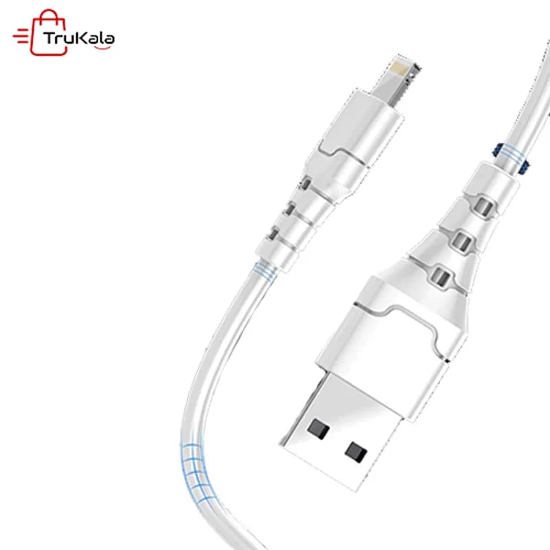 کابل شارژر آیفون آسپور مدل A101 — تصویر ۲