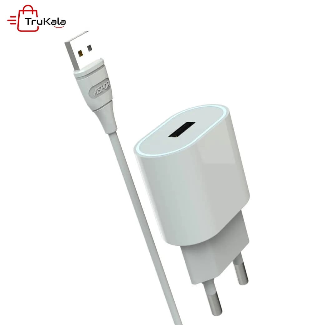 شارژر دیواری آسپور مدل A818 تایپ سی