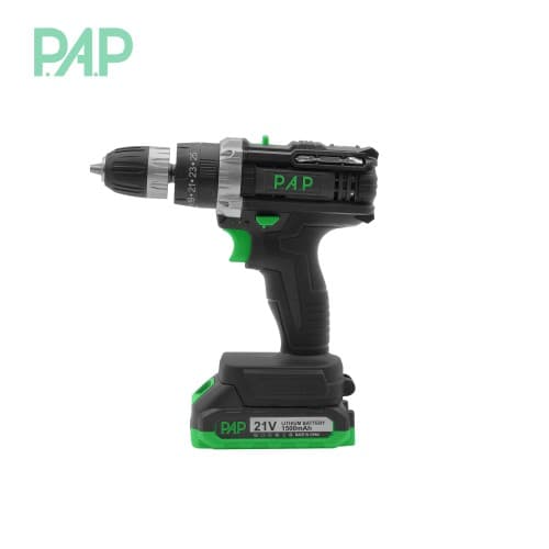 دریل شارژی چکشی پی ای پی CID-2126 بیست‌ویک ولت با ست ابزار کامل