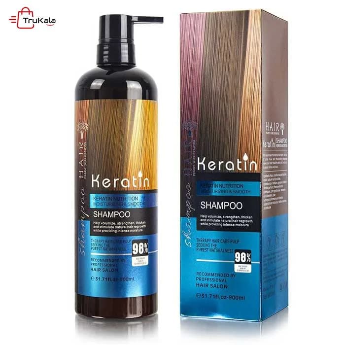 شامپو کراتین برزیلی برند Hair حجم 900 میلی لیتر