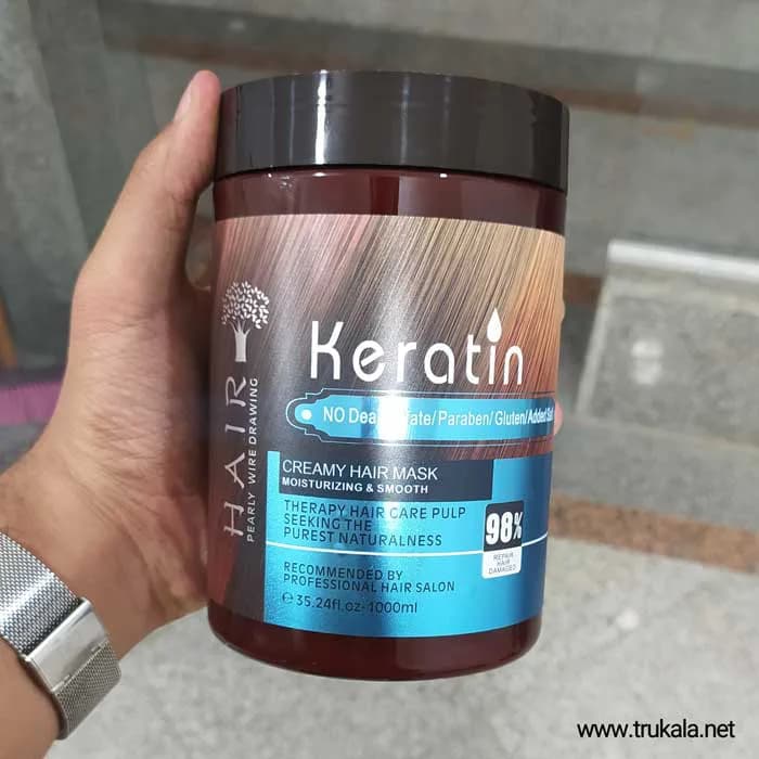 ماسک موی کراتین HAIR حجم 1000 میلی لیتر — تصویر ۳