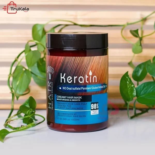 ماسک موی کراتین HAIR حجم 1000 میلی لیتر — تصویر ۲