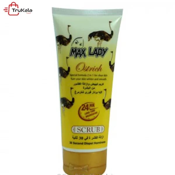 ژل لایه بردار فوری شتر مرغ مکس لیدی