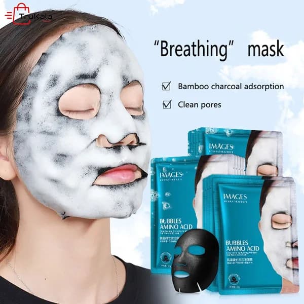 ماسک ورقه ای صورت حبابی امینواسید ایمجز — تصویر ۳