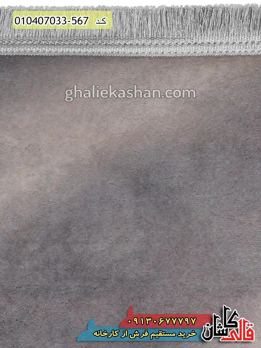 فرش کودک 700 شانه طرح خرس خرگوش و روباه زمینه طوسی کاشان — تصویر ۳