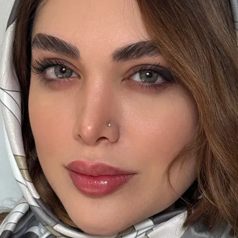 لنز نایس آیز ساهارا فارست طوسی عسلی