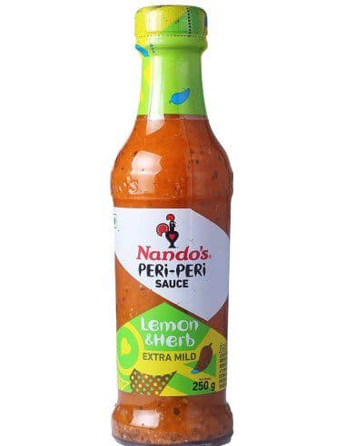 سس لیمو و سبزیجات خیلی ملایم ناندوز Nando’s Extra Mild Lemon & Herb Peri-Peri Sauce