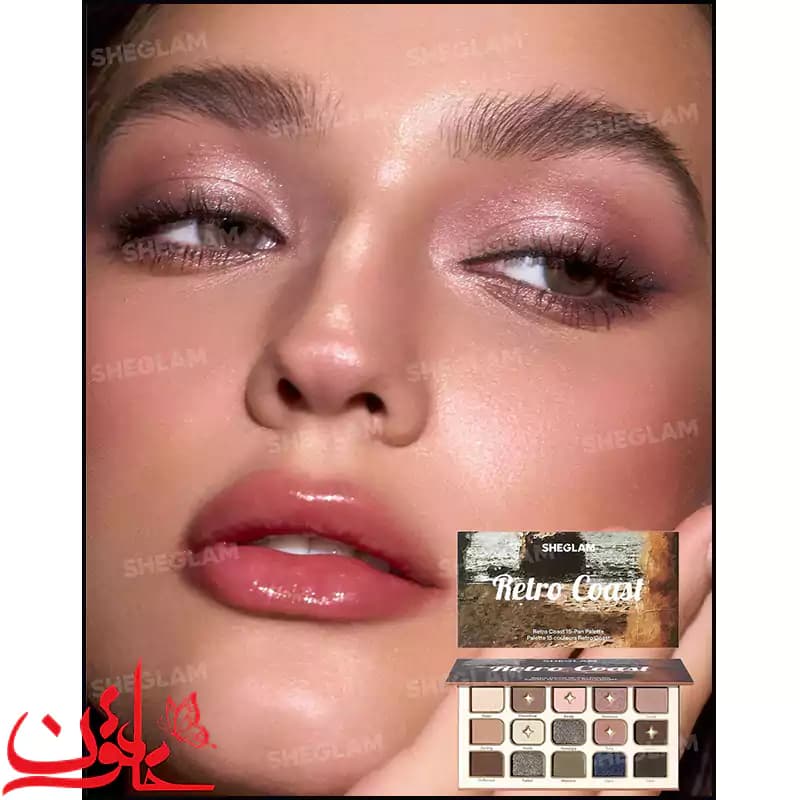 پالت سایه 15 رنگ شیگلم RETRO COAST — تصویر ۲
