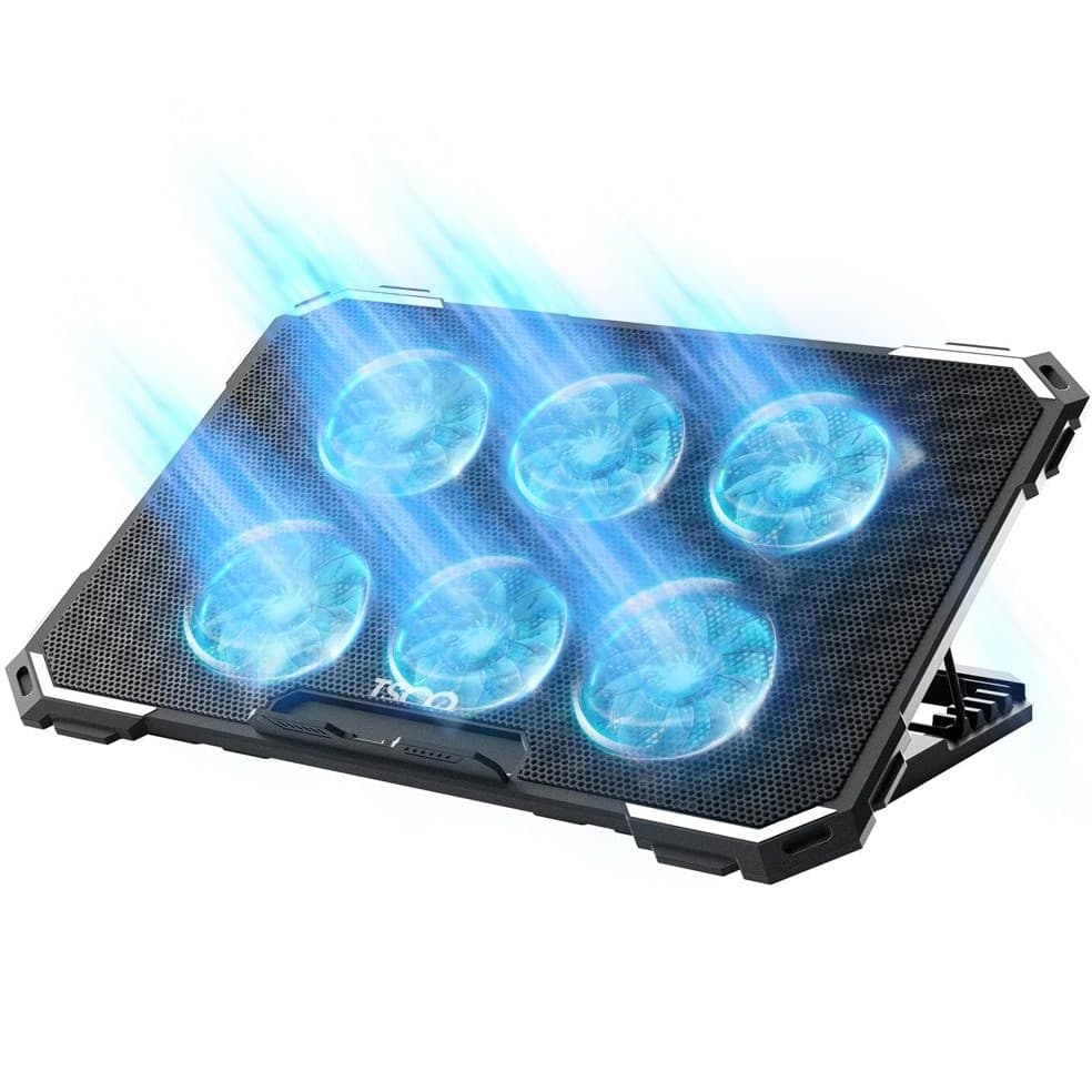 پایه خنک کننده لپتاپ تسکو مدل TCLP3119 دارای ۶ فن RGB LED — تصویر ۳