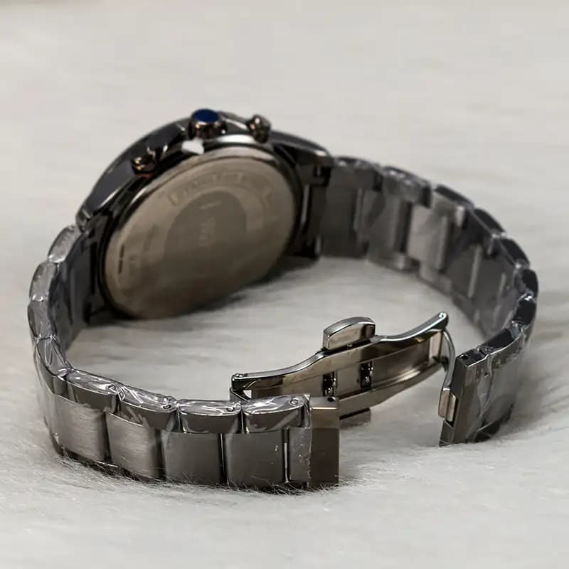 ساعت مچی عقربه ای مردانه آی واچ سرمه ای نوک مدادی مدل IW190216M — تصویر ۶