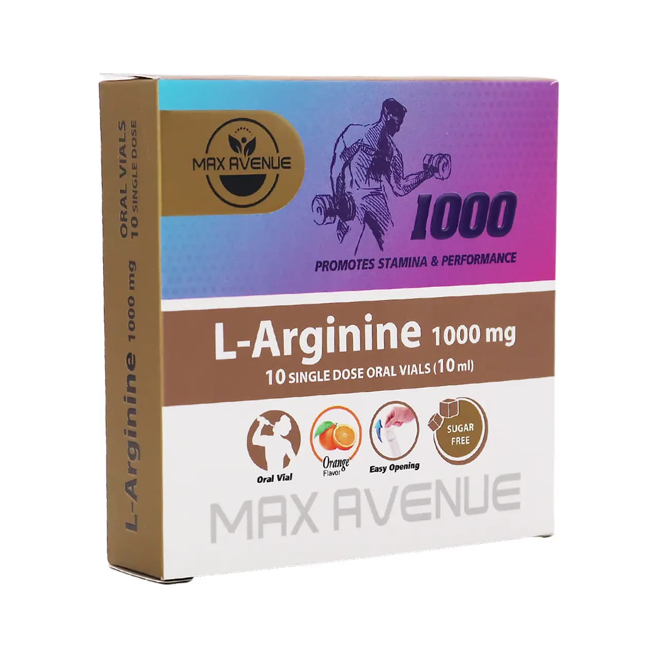ویال خوراکی ال آرژنین مکس اونیو 1000 میلی گرم 10 عددی
