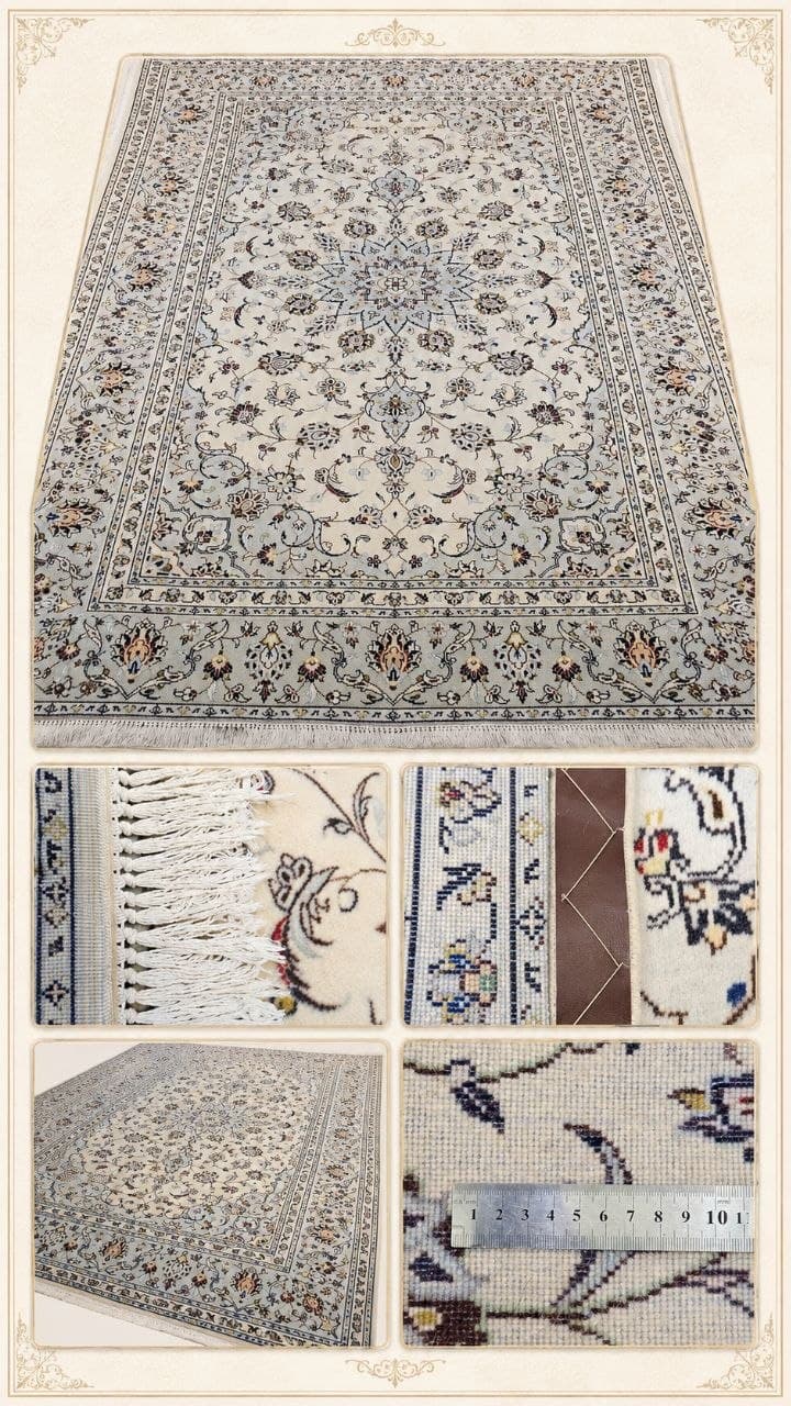 فرش دستباف 6 متری 30 رج کاشان – کد 76375 — تصویر ۲