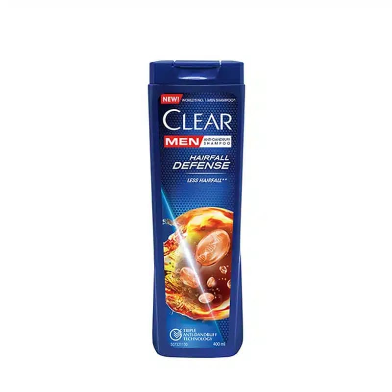 شامپو ضد شوره و ضد ریزش آقایان کلییر مدل Hairfall Defense حجم 400 میل