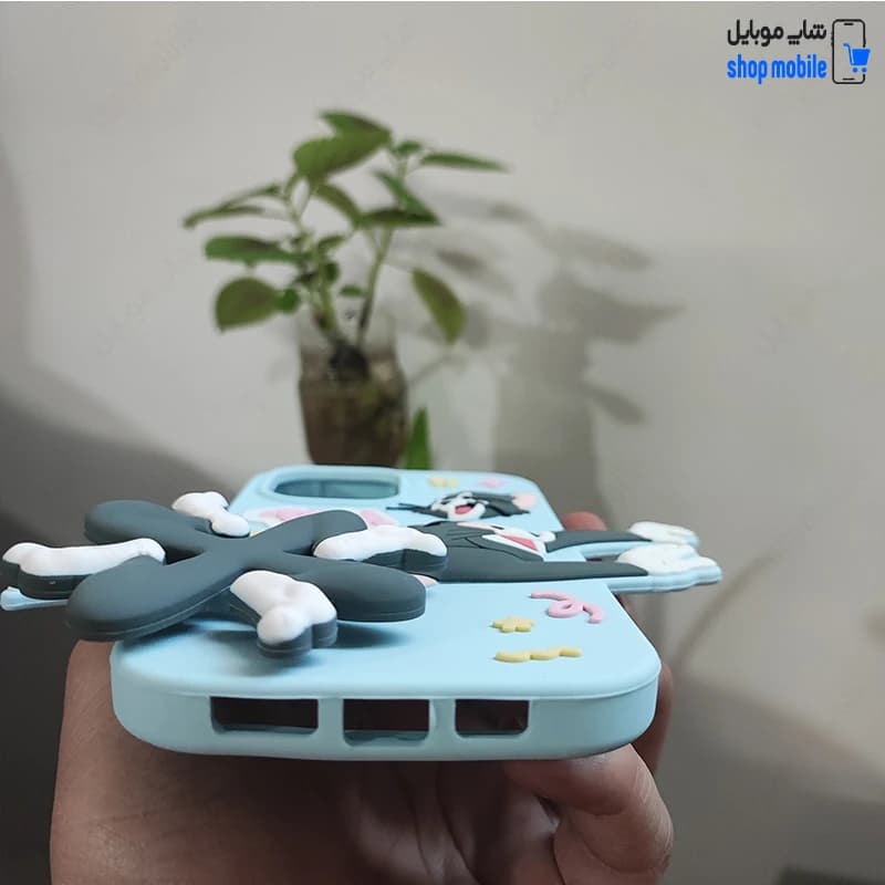 قاب گوشی آیفون 11 (کاور سیلیکونی پاک کنی مدل عروسکی کیوت طرح Tom) — تصویر ۴