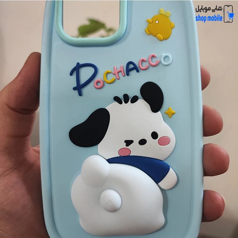 قاب گوشی آیفون 11 (کاور سیلیکونی پاک کنی مدل عروسکی کیوت طرح پوچاکو) — تصویر ۲