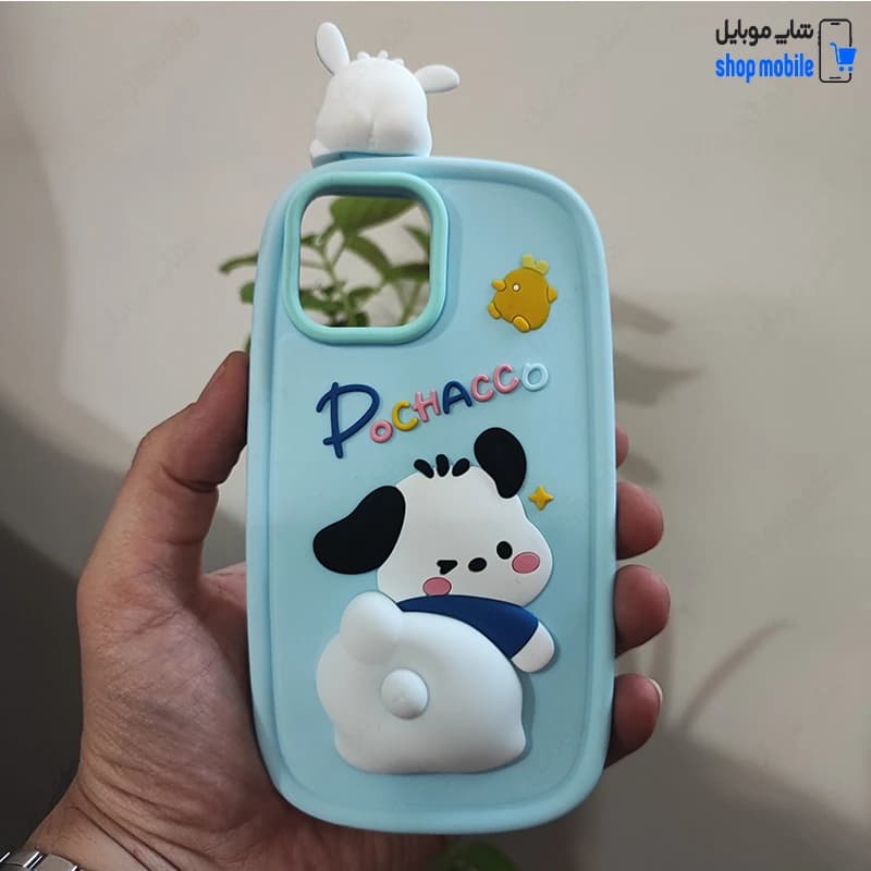 قاب گوشی آیفون 11 (کاور سیلیکونی پاک کنی مدل عروسکی کیوت طرح پوچاکو) — تصویر ۶