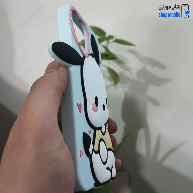 قاب گوشی آیفون 11 (کاور سیلیکونی پاک کنی، عروسکی کیوت طرح پوچاکو) — تصویر ۴