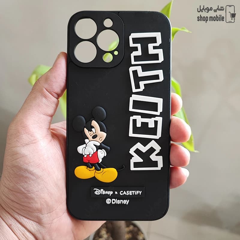 قاب گوشی آیفون 13 پرو مکس (کاور عروسکی فانتزی طرح میکی موس)