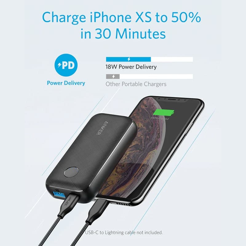 پاوربانک 10000 میلی آمپر انکر PowerCore 10000 PD Redux A1246 — تصویر ۲