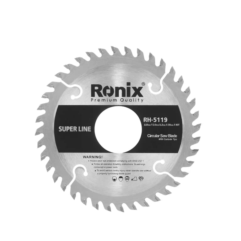 تیغ اره گردبر رونیکس مدل RONIX RH-5119 قطر 110 میلی متر 40 دندانه