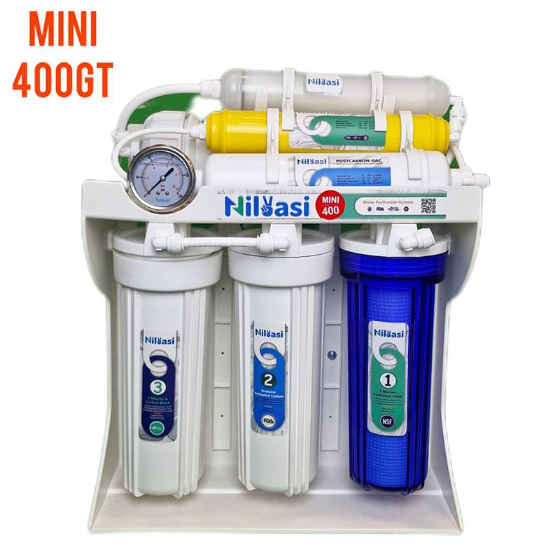 دستگاه تصفیه آب 400 گالن مینی زیرسینکی Nilvasi